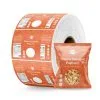 Custom Printed Back Seal Pouch for Snacks No. 5 — back seal pillow pouch in PET / PE laminate, view 2