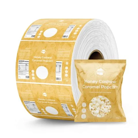 Custom Printed Printing Roll Film for Your Own Form-fill-seal Line No. 5 — printed roll film in PET / PE laminate