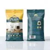 Custom Printed Recycled Pet Food Bag with Zipper – Smell-Proof (1 kg) — flat bottom bag in PET / PE laminate with zipper, view 3