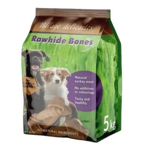 Custom Printed Recycled Pet Food Bag with Zipper and Window — flat bottom bag in PET / PE laminate with zipper