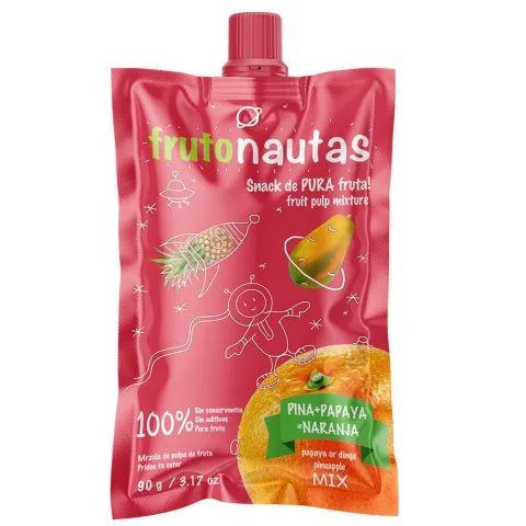 Custom Printed Spout Pouch for Juice No. 22 — spout pouch in PET / PE laminate with spout