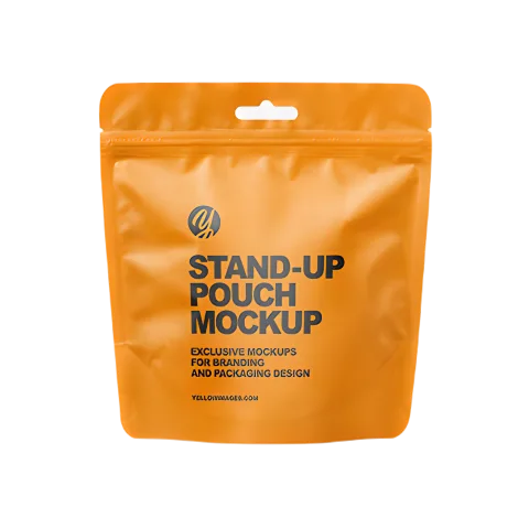 Custom Printed Foil Stand Up Pouch for Snacks No. 4 — stand up pouch in PET / AL / PE laminate