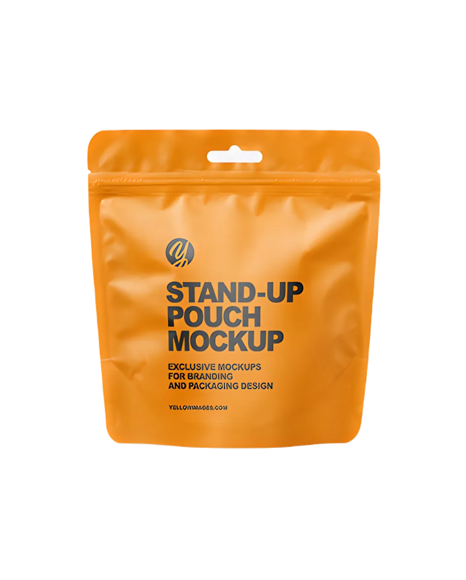 Custom Printed Foil Stand Up Pouch for Snacks No. 4 — stand up pouch in PET / AL / PE laminate