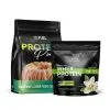 Custom Printed Foil Whey Protein Bag with Zipper (1 kg) — stand up pouch, three side seal pouch in PET / AL / PE laminate with zipper, view 2