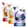 Custom Printed Spout Pouch for Juice (150 ml) No. 3 — spout pouch in PET / PE laminate with spout, view 3