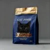 Custom Printed Recycled Pet Food Bag with Zipper – Smell-Proof (1 kg) No. 2 — flat bottom bag in PET / PE laminate with zipper, view 2