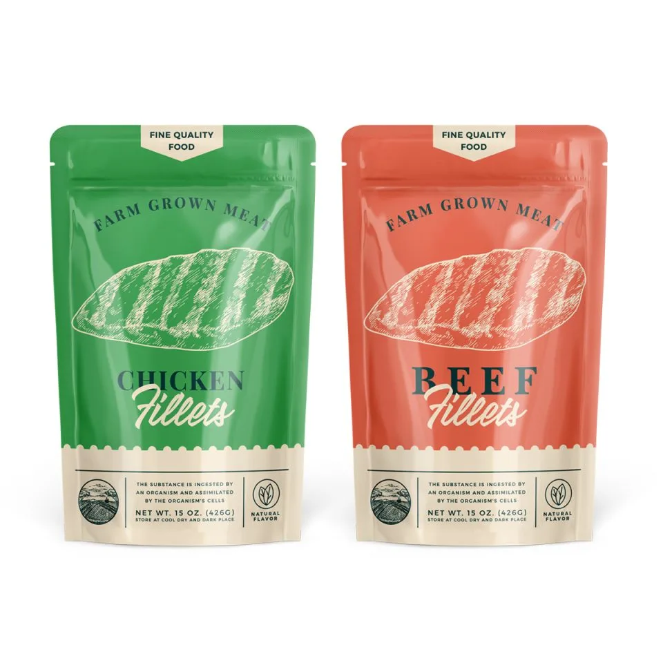 Custom Printed Compostable Stand Up Pouch for Snacks No. 5 — stand up pouch in PLA / PBAT compostable laminate