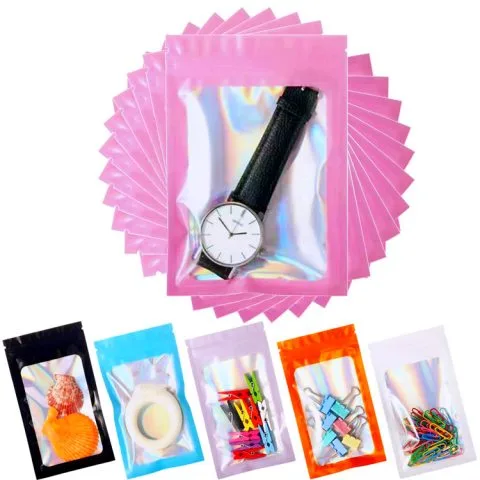 Custom Printed Matt Mylar Bag with Zipper – Smell-Proof (1 g) — three side seal pouch in PET / PE laminate with zipper