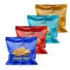 Custom Printed Matt 3 Side Sealed Bag for Sachets — three side seal pouch in PET / PE laminate, view 2