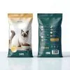 Custom Printed Pet Food Bag with Zipper (1 kg) — flat bottom bag in PET / PE laminate with zipper, view 2