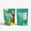 Custom Printed Coffee Bag with Zipper No. 3 — stand up pouch in PET / PE laminate with zipper, view 2