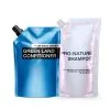 Custom Printed Recycled Foil Spout Pouch for Juice (50 ml) — spout pouch in PET / AL / PE laminate with spout, view 6
