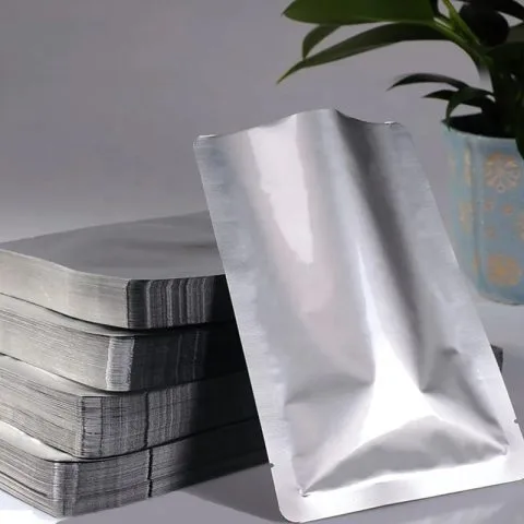 Custom Printed Foil Mylar Bag for Odour and Moisture Sensitive Dry Goods No. 6 — three side seal pouch in PET / AL / PE laminate