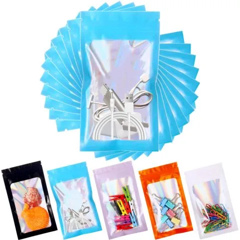 Custom Printed Foil Mylar Bag for Odour and Moisture Sensitive Dry Goods No. 4 — three side seal pouch in PET / AL / PE laminate