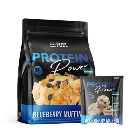 Custom Printed Foil Whey Protein Bag with Zipper (1 kg) — stand up pouch, three side seal pouch in PET / AL / PE laminate with zipper