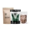 Custom Printed Coffee Bag with Zipper — flat bottom bag in PET / PE laminate with zipper, view 4