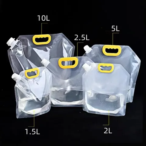 Custom Printed Spout Pouch for Juice No. 20 — spout pouch in PET / PE laminate with spout