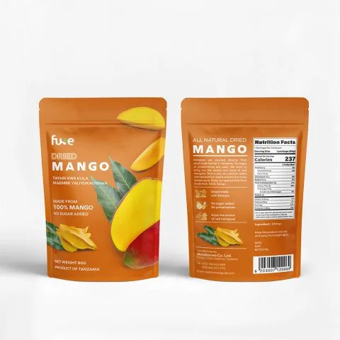 Custom Printed Coffee Bag with Zipper No. 3 — stand up pouch in PET / PE laminate with zipper