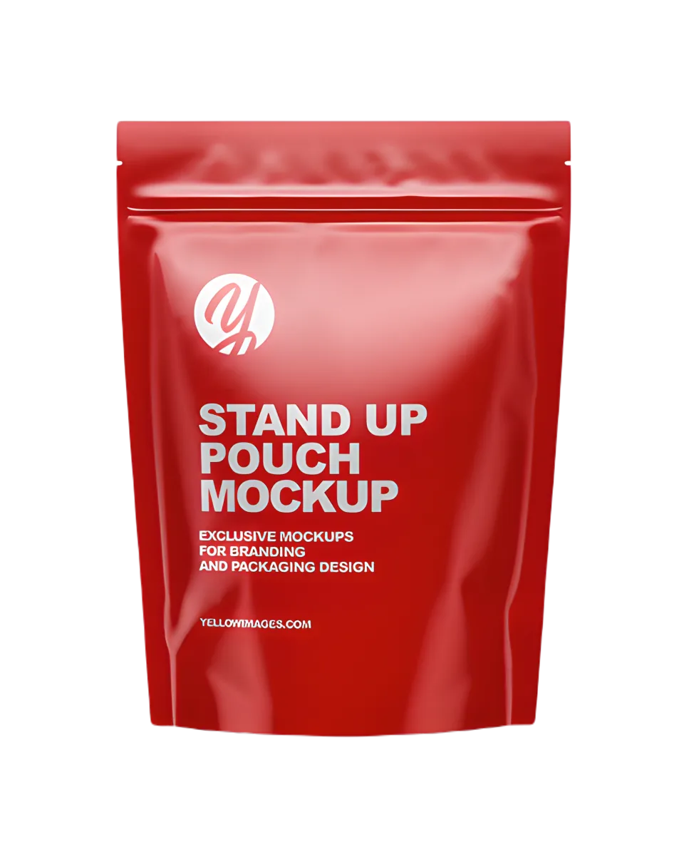 Custom Printed Stand Up Pouch for Snacks No. 7 — stand up pouch in PET / PE laminate