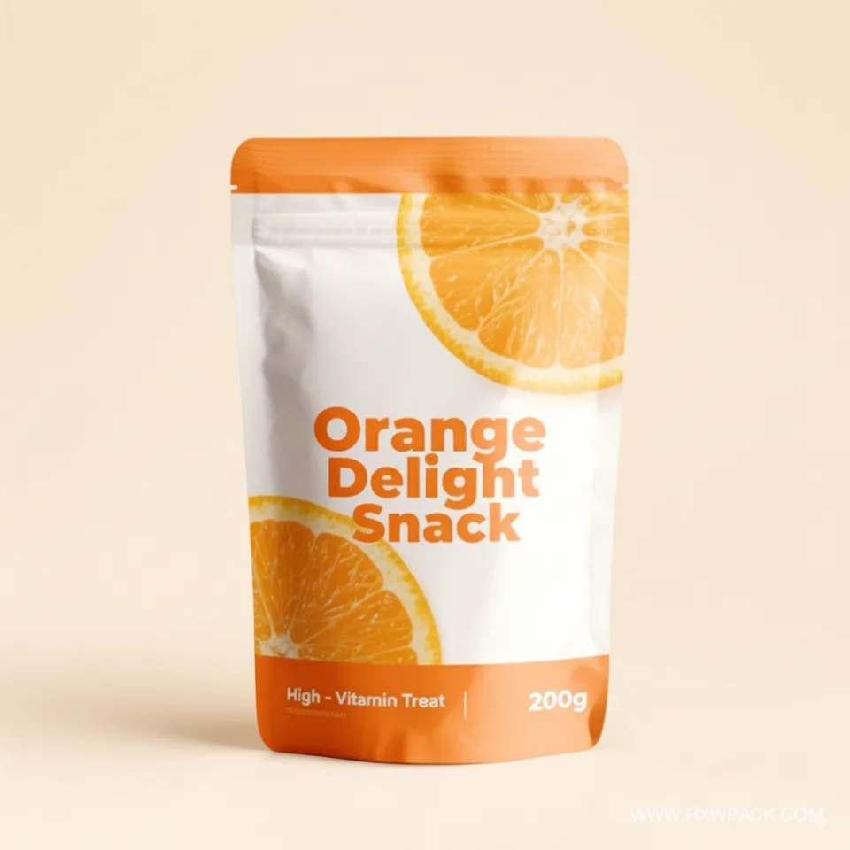 Custom Printed Foil Stand Up Pouch with Zipper No. 9 — stand up pouch in PET / AL / PE laminate with zipper