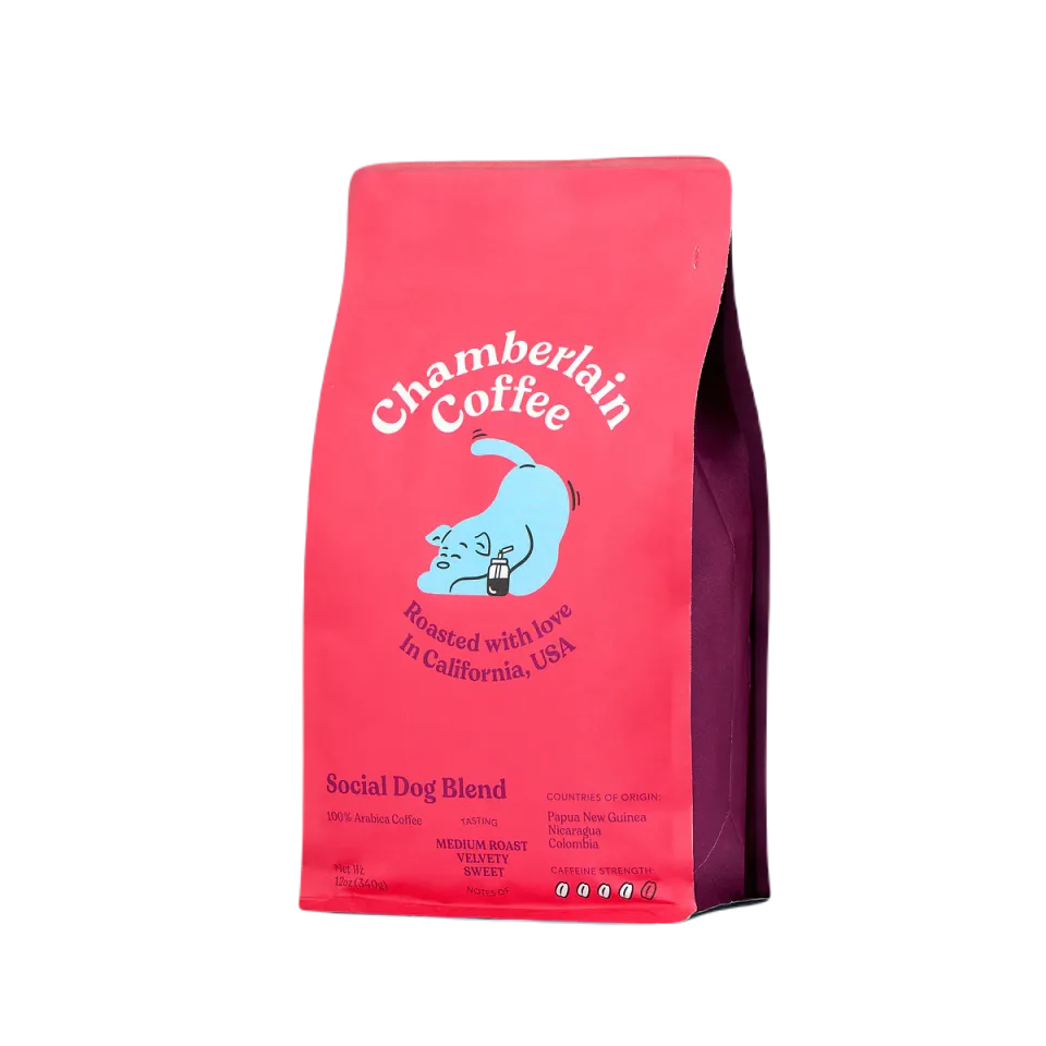 Custom Printed Foil Matt Coffee Bag with Zipper and Valve (1 kg) — flat bottom bag in PET / AL / PE laminate with zipper, tear notch, degassing valve