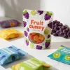 Custom Printed Foil Stand Up Pouch with Zipper No. 8 — stand up pouch in PET / AL / PE laminate with zipper, view 2
