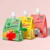 Custom Printed Compostable Spout Pouch for Juice No. 7 — spout pouch in PLA / PBAT compostable laminate with spout, view 4