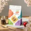 Custom Printed Foil Coffee Bag for Whole Bean and Ground Coffee (250 g) — flat bottom bag in PET / AL / PE laminate, view 3