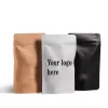 Custom Printed Foil Mylar Bag with Zipper – Smell-Proof (1 g) — three side seal pouch in PET / AL / PE laminate with zipper, view 3