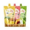 Custom Printed Compostable Spout Pouch for Juice No. 6 — spout pouch in PLA / PBAT compostable laminate with spout