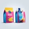 Custom Printed Compostable Whey Protein Bag with Zipper (500 g) — flat bottom bag in PLA / PBAT compostable laminate with zipper, view 3