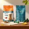Custom Printed Recycled Pet Food Bag for Dry Pet Food (1 kg) — flat bottom bag in PET / PE laminate, view 2