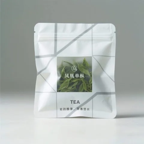 Custom Printed Compostable 3 Side Sealed Bag for Sachets No. 3 — three side seal pouch in PLA / PBAT compostable laminate