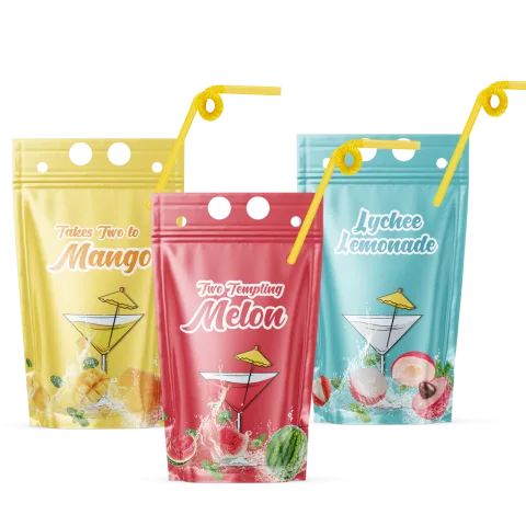 Custom Printed Spout Pouch for Juice No. 29 — spout pouch in PET / PE laminate with spout