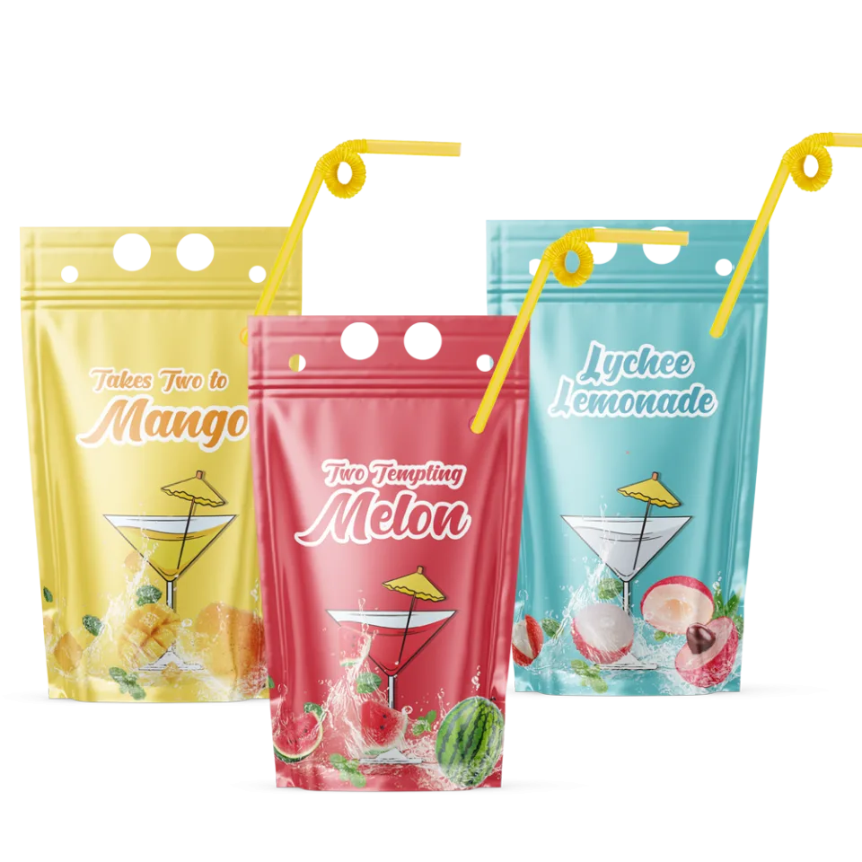 Custom Printed Spout Pouch for Juice No. 29 — spout pouch in PET / PE laminate with spout