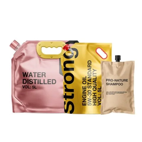 Custom Printed Foil Spout Pouch for Juice (200 ml) — spout pouch in PET / AL / PE laminate with spout