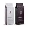 Custom Printed Kraft Matt Coffee Bag with Valve (5 lb) — flat bottom bag in Kraft paper / PE laminate with degassing valve