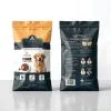 Custom Printed Recycled Pet Food Bag with Zipper – Smell-Proof (1 kg) — flat bottom bag in PET / PE laminate with zipper