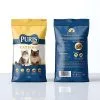 Custom Printed Recycled Pet Food Bag with Zipper (2 kg/5 kg/10 kg) — flat bottom bag in PET / PE laminate with zipper, view 2