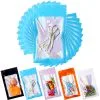 Custom Printed Matt Mylar Bag with Zipper – Smell-Proof (1 g) — three side seal pouch in PET / PE laminate with zipper, view 3