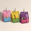 Custom Printed Compostable Spout Pouch for Juice No. 7 — spout pouch in PLA / PBAT compostable laminate with spout, view 2