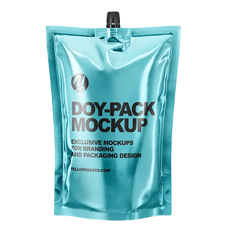 Custom Printed Spout Pouch for Juice — spout pouch in PET / PE laminate with spout