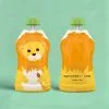 Custom Printed Spout Pouch for Juice (100 ml) No. 7 — spout pouch in PET / PE laminate with spout, view 3