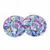 Custom Printed Mylar Bag with Zipper No. 4 — custom shape pouch in PET / PE laminate with zipper, view 2