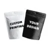 Custom Printed Mylar Bag with Zipper – Smell-Proof (7 g) — three side seal pouch in PET / PE laminate with zipper, view 6