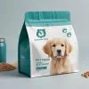Custom Printed Pet Food Bag with Zipper — flat bottom bag in PET / PE laminate with zipper, view 3