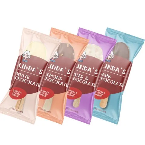 Custom Printed Back Seal Pouch for Snacks No. 7 — back seal pillow pouch in PET / PE laminate