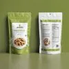 Doypack Stand Up Pouch with Ziplock in Recycled Material — stand up pouch in PET / PE laminate, view 2