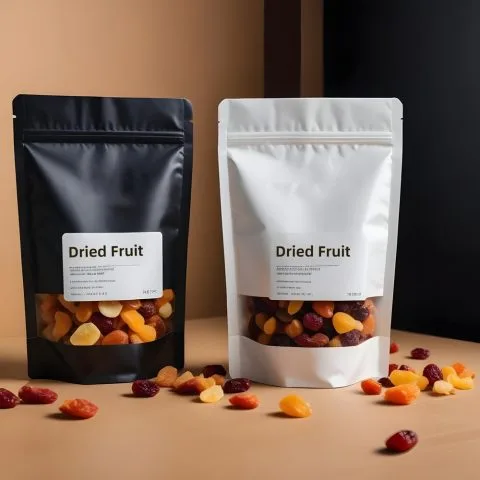 Printed Stand Up Pouch with Window for Snacks and Crisps — stand up pouch in PET / PE laminate